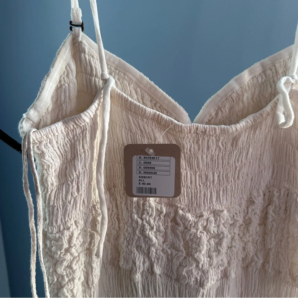 Free People Elegant Cream Strap Dress - Picture 4 of 5